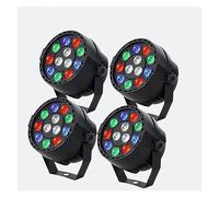 CVFRDD LED RGBW Par Light Lámpara de Lavado de Pared DJ Disco Party Efecto de luz de Escenario for Dance Bar Holiday Wedding Navidad Halloween Decorar
