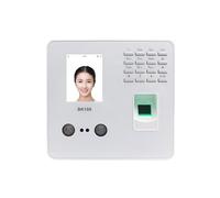 CVFRDD Máquina biométrica de Tiempo de Asistencia for empleados, reconocimiento de Huellas Dactilares BK100 /IP con Teclado, grabadora de Reloj de Tiempo(BK100,Spanish)