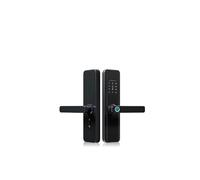 CVFRDD Pomo de Puerta Inteligente, Cerradura De Puerta Elegante Electrónica Ttlock con El Trabajo Biométrico Hogar For O Hotel Manija de Puerta de Entrada sin Llave(X3 TTwifi 220)