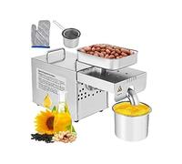 CVFRDD Prensa de Aceite automática, Prensa de Aceite eléctrica doméstica, Uso Comercial, Aceite de Colza de sésamo, semilla de Girasol, Cacahuete, Nuez