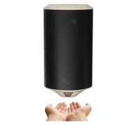 CVFRDD Secador de Manos automático, secador de Manos de Aire con Sensor de Acero Inoxidable montado en la Pared for baño, Secadora de Manos Comercial AK2805(Nero)