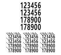 CVFRTT 10 Pegatinas Numéricas, Pegatinas Numéricas Autoadhesivas, Impermeables, Decoración DIY, Adecuadas para Marcas de Buzones de Equipaje