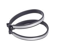 CVFRTT Paquete De 2 Clips Reflectantes para Pantalones, Equipo para Bicicletas, Clips Elásticos para Pantalones, Herramientas De Protección para Bicicletas, Utilizados para Andar En Bicicleta, Etc.