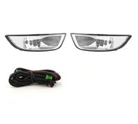 Cvgffs Conjunto faros antiniebla Faros Delanteros LED Halógenos Para Mitsubishi Lancer EX 2007 2008 2009 2010 Luz Antiniebla Para Parachoques Delantero Coche(1 set Halogen)