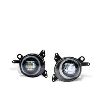 Cvgffs Faros antiniebla coche Para Mitsubishi Lancer 2007-2012 Faros Antiniebla Delanteros Con Luces LED Tipo Ángel(Angel Eyes White)