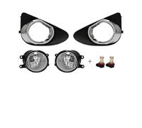 Cvgffs Faros antiniebla coche Para Toyota Para Yaris Hatchback DRL 2012-2014 Blanco Amarillo Impermeable Cables Relé Antiniebla LED Luz Circulación Diurna(Led White)