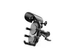 Cvgffs Soporte Móvil Moto Soporte De Teléfono Inalámbrico para Motocicleta De 15 W Cargador con GPS Soporte para Manillar Teléfono 4 A 7 Pulgadas(Only Stand)