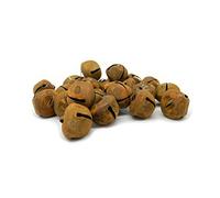 CVHOMEDECO. País primitivo Craft - Lata oxidada de Jingle Bells para Manualidades, diseñar y Decorar, 3cm, Paquetes de 24.