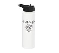 CVICU Cardiac Nurse Anatomy Cardiology Cardiologist Heart Stainless Steel Insulated Water Bottle