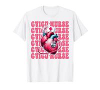 CVICU Enfermera Enfermera Cardiaca VICU UCI Cardiología Niña Mamá Camiseta