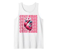 CVICU Enfermera Enfermera Cardiaca VICU UCI Cardiología Niña Mamá Camiseta sin Mangas