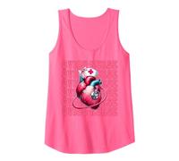 CVICU Enfermera Enfermera Cardiaca VICU UCI Cardiología Niña Mamá Camiseta sin Mangas