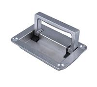 CVJdfhRE 1 tirador plegable de metal con forma rectangular, empotrado, 11, cm x 6,9 o,5(Big)