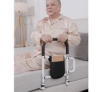 CVJdfhRE Barandillas de Cama Ajustables, Barra Soporte médica Ajustable, Ayuda for la Movilidad con Bolsa Almacenamiento Gratuita for Personas Mayores