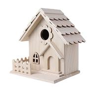 CVJdfhRE Casa de pájaros Madera, Jaula cría, Cerca, Caja, Nido, jardín, Patio Trasero, decoración del hogar B(B)
