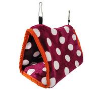 CVJdfhRE Casa Nido de Pájaro Jaulas Pájaros Nidos Mascotas Loro Hamaca Cama Colgante Peluche Cálida Invierno Jaula Tienda AS(D,L)