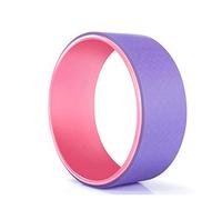 CVJdfhRE Círculo de Yoga Pilates - Rodillo Fitness TPE for Entrenamiento Espalda y Adelgazamiento, Anillo Mágico Moldeador Cintura(Violet)