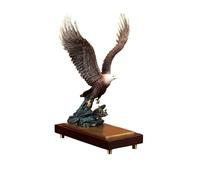 CVJdfhRE Figuras de águila for decoración del hogar y la Oficina, Estatua latón Feng Shui, Que trae Buena Suerte Salud(S)