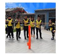 CVJdfhRE Juego de Torre Bloques construcción en Equipo IEOWY, Kit desafío sin ensamblaje - Desarrollo liderazgo for Interiores y Exteriores(Green,10PCS)