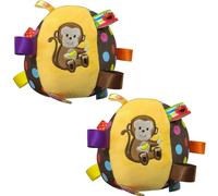 CVJdfhRE Juguetes for Perros, Juguetes de Peluche for, Pelota interactiva for Mascotas, for Masticar for, Juguete for Limpiar los Dientes, 2 Piezas for(Monkey)