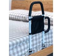 CVJdfhRE Pasamanos de Noche con Bolsillo Almacenamiento, reposabrazos Laterales pequeños Intercambiables, Ideal for Personas Mayores, Embarazadas y niños