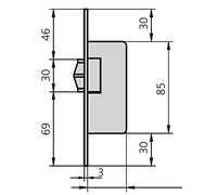 Cvl - Cerradura Puerta Metalica 1964Rv/0