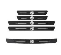 CVLKGF 5 Piezas Protectores Umbral Puerta, para MG ZS/ZS EV 2017-2023 Puerta Bienvenido Pedal protección Coche Guardias del Borde Pegatinas