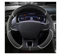CVLKGF Fundas para Volante Coche, para Hyundai Kona 2021-2024 Antideslizante Transpirable Protector para Volante Coche Accesorios Coches Interior Decoracion,A