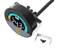Cvoepobey 5918 DC8-100V Voltímetro Circular Digital Monitor de Capacidad de Batería una Prueba de Agua Medidor de Voltaje del Automóvil Probador A