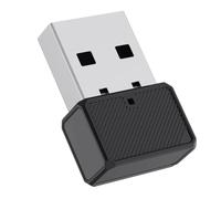 Cvoepobey Adaptador Bluetooth, USB Bluetooth 5.3 Dongle Receptor Bluetooth Portátil para Ratón/Teclado/Altavoces/Auriculares/Impresora