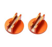 Cvoepobey Adaptador de Conector de Soldadura por Pinza de 2 Piezas con Almohadilla de Conector Magnética Ranurada de Aluminio Grande, Adaptador de Soldadura por Pinza de Soporte de