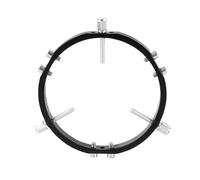 Cvoepobey Anillos de Bloqueo para Guía de Astrofotografía de 3 Puntos para de Telescopio, Puntero Buscador de 120 mm, Color Negro