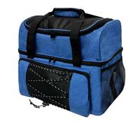 Cvoepobey Bolsa para Bolas de Bolsa de Mano para Soporte para Bolas de con Compartimentos Acolchados Espacio Adicional para 1 Solo Par de,B