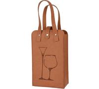 Cvoepobey Bolsa Portátil de Fieltro de Doble Capa para, Bolsa Térmica para Enfriar Vinos, Bolsa de Viaje para Amantes del Vino
