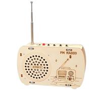 Cvoepobey Construye un Kit de Radio. Radio de Madera. Juego de Aprendizaje Electrónico. Juguetes de Construcción Interactivos. Kits de Electrónica para Experimentos Científicos.