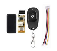 Cvoepobey DC3.5-12V Mini Relé Interruptor de Control Remoto 433Mhz PequeñO Contacto NO COM NC BotóN de Aprendizaje Interruptor de Control Remoto InaláMbrico