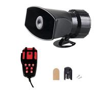 Cvoepobey MicróFono System PA Amplificador de Emergencia Bocina Sirena de PolicíA Tono de Bocina de Aire Bocina de Coche Advertencia de Coche Altavoces de Alarma Fuerte B