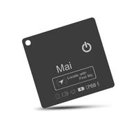 Cvoepobey Mini Tarjeta Rastreadora de Billetera, Carga Inalámbrica, Seguimiento de Ubicación, Localizador GPS, Etiqueta Inteligente, Compatible con Find My.