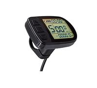 Cvoepobey Pantalla Ebike KT-LCD5 24V36V48V72V 5 Pantalla de Conector una Prueba de Agua para Panel de Control Inteligente de Bicicleta EléCtrica