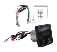 Cvoepobey Radio Marina FM Am MP3 Reproductor Multimedia EstéReo Impermeable Bluetooth USB AUX Receptor para UTV ATV SPA RZR