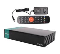 Cvoepobey Receptor de Satélite Digital V8X DVB-S/S2/S2X Full HD 1080P HEVC WiFi Integrado Soporte para Tarjeta CA Receptor de TV 2.4G WiFi (UE)
