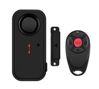 Cvoepobey Sensor de Alarma Antirrobo para Puertas y Ventanas, Control Remoto Inalámbrico, Kit de de Alarma Antirrobo, Detector de Apertura de Puertas para Seguridad del Hogar