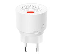 Cvoepobey Sensor de Gas Natural ZigBee Detector de Alarma de Fuga de Gas GLP Inteligente para Uso Doméstico Protección Incendios Enchufe Europeo