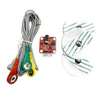 Cvoepobey Sensor de SeñAl Muscular, Controlador de Sensor, Detecta Actividad Muscular para Placa de Desarrollo para Dispositivos PortáTiles