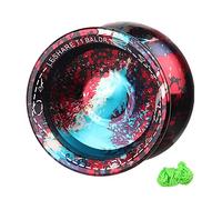 Cvoepobey T1 Yoyo Que No Responde Yo-Yo Competitivo, Yoyo de AleacióN para Principiantes, Trucos de PráCtica FáCiles, con Cuerdas, 1