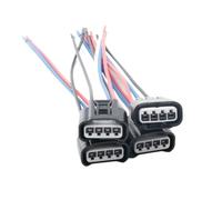 CVPX bujía 4 Piezas de Conector de Bobina de Encendido Compatible con arnés Flexible Apto para Toyota Apto para Camry Apto para Corolla Kit de Bobina de Encendido