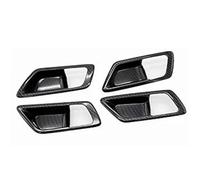 CVPX manija para puerta Manijas interiores con patrón de fibra de carbono ABS compatibles con C-HR 2016. Piezas de modificación interior para automóviles.