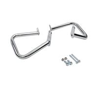 CVPX Parachoques De Motocicleta Ajuste para Yamaha v-Star Dragstar 400 650 XVS650 Classic XVS400, Marco de Barra de protección contra choques de Motor, Parachoques Que Cae Protector De Motor(Chrome)