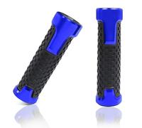 CVPX Puños de Motocicleta Manillar Universal para Motocicleta Kawasaki Ninja 250R 300 ER6 650 ZX6 ZX7 ZX9 ZX10 ZX12 ZX14 Z650 de 7/8'' y 22 mm. Puño de Manillar Moto(Blue)