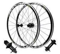 CVQJL Ruedas de Bicicleta con Freno en V 700C, Llantas de Carretera de aleación de Aluminio de Doble Pared, Altura 30 mm, adecuadas para 7/8/9/10/11 velocidades, 1720 g